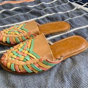 Boho Woven Sandal-SZ 7